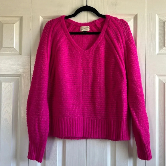 Universal Thread | Hot Pink | Chunky Knit Sweater | size S - Picture 1 of 4